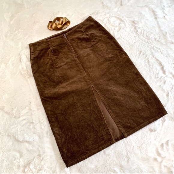 Hot Sauce Studded Corduroy Pencil Skirt Size Small - Picture 7 of 11